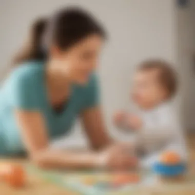 Parent and baby bonding through interactive play