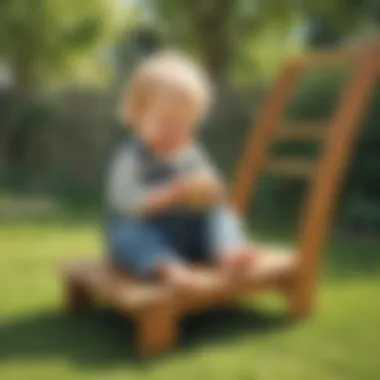 Child enjoying outdoor playtime