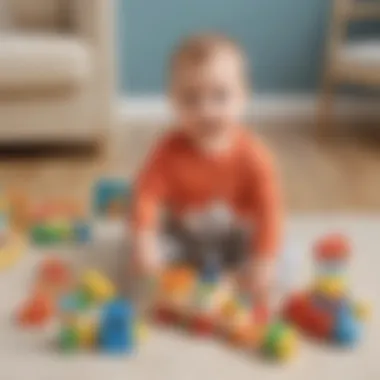 Enhancing Motor Skills Through Play Infant interacting with motor skill toys