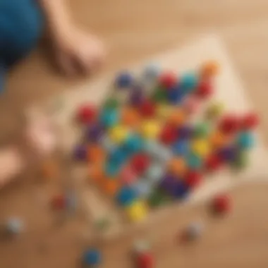 Educational Fun: Pom-Pom Sorting for Motor Skills Fine Motor Skill Development with Pom-Pom Sorting