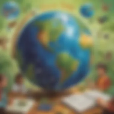 Interactive Learning Game for Earth Day Interactive educational game concept for Earth Day