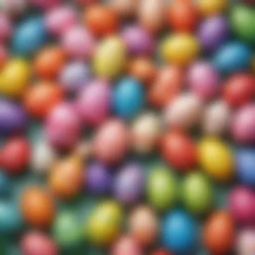 Colorful Easter egg crafts for kids
