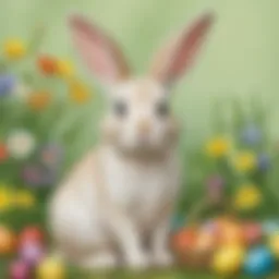 Easter Bunny Coloring Page