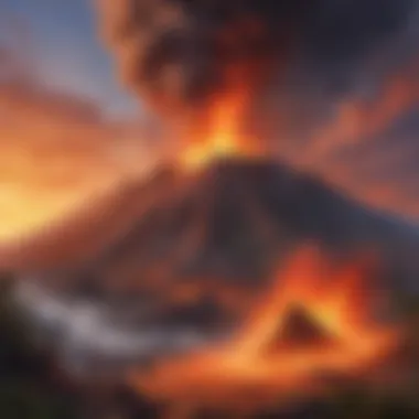 Volcano Eruption Simulation