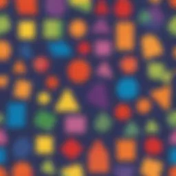 Colorful Shapes Matching Game for Preschoolers