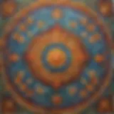 Colorful Mosaic Art Creation