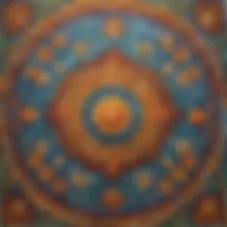 Colorful Mosaic Art Creation