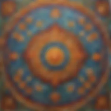 Vibrant Mosaic Art Creation Colorful Mosaic Art Creation