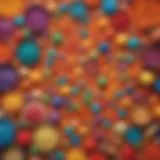 Colorful sensory bins filled with various textures for exploration