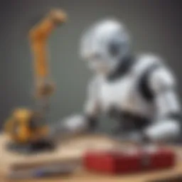 Creative STEM project showcasing young child constructing a mini robot