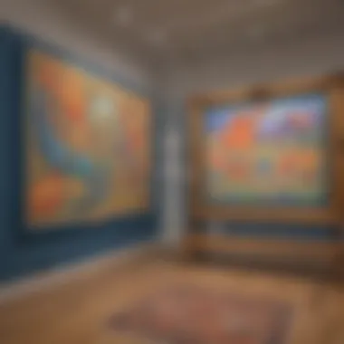 Engaging virtual art exhibition for educational purposes