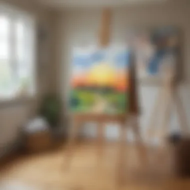 Enhancing Creative Space with Art Easel Art easel enhancing creative space