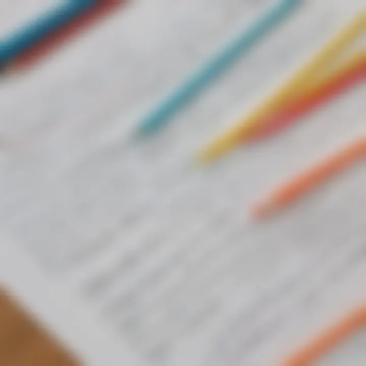 Variety of handwriting worksheets spread out on a table
