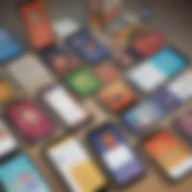 Diverse Applications for Listening Skills Diverse applications displayed on smartphone screens