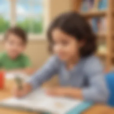 Creative Worksheet for Literacy Promotion Interactive Preschool Reading Comprehension Exercise