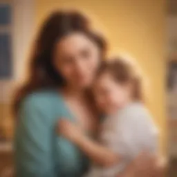 Enveloped in Mother's Warmth