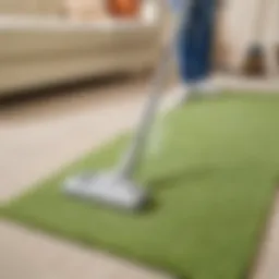 Eco-friendly carpet cleaning solution with natural ingredients