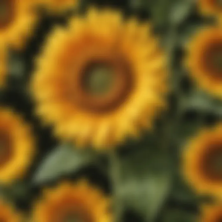 Expressing sunflower essence through artistry