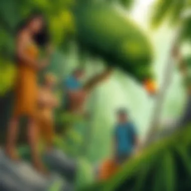 Initiatives for Rainforest Conservation Conservation efforts in action, protecting rainforest areas