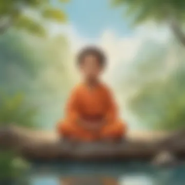 Inner Peace Journey Preschooler practicing mindfulness and meditation