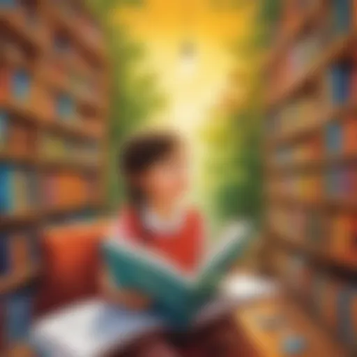 Colorful book covers appealing to children