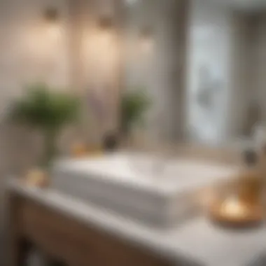 Aromatherapy with Essential Oils Essential oil diffuser in a stylish bathroom