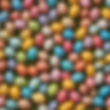 Colorful DIY Easter Egg Hunt Decorations
