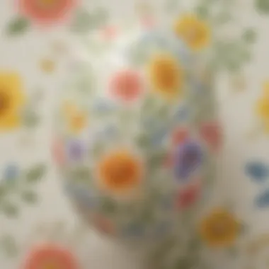 Egg decorated with delicate floral motifs