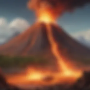 Volcano Eruption Simulation Experiment