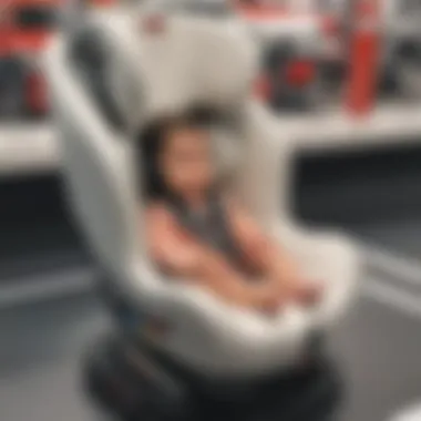 Exclusive Car Seat Display at Target Event