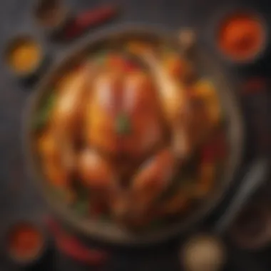 Innovative Exotic Spices Chicken Fusion Exotic Spices Chicken Culinary Creation