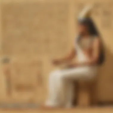 Egyptian Scribe at Work