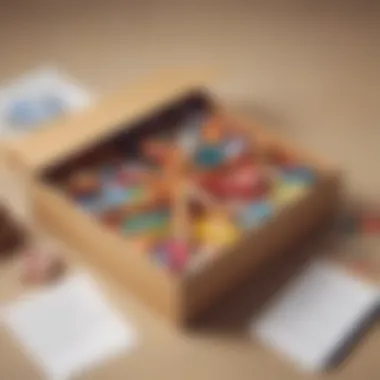 Creative Gift Box Surprise A creative gift box filled with playful items designed to surprise the recipient.