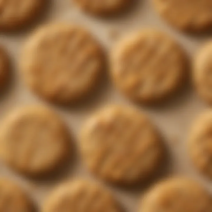 Savory Peanut Butter Cookie with a Drizzle of Honey