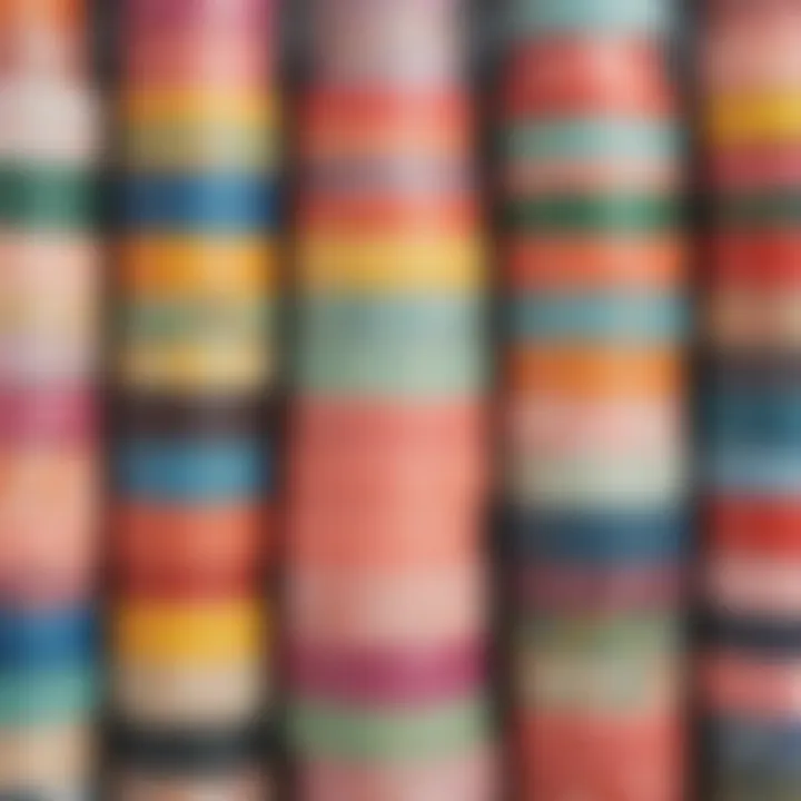 Colorful rolls of premium quality washi tape