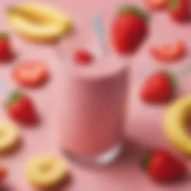 Vibrant Strawberry Banana Smoothie with Chia Seeds Vibrant Strawberry Banana Smoothie with Chia Seeds