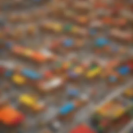 Vibrant Lego Marketplace