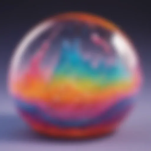 Colorful Crystal Clear Slime
