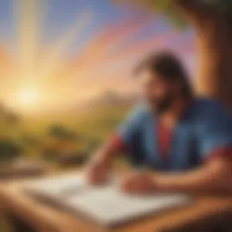 Engaging Bible worksheet for fifth graders