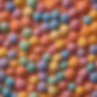 Close-up view of bubble mix powder showcasing its fine texture and composition