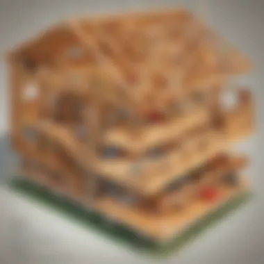 Eco-Friendly Materials for Cabin Kits Visual representation of eco-friendly materials used in cabin construction.