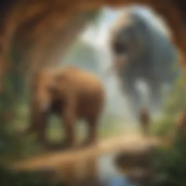 Journey Through Ancient Mysteries Prehistoric Discovery Illustration