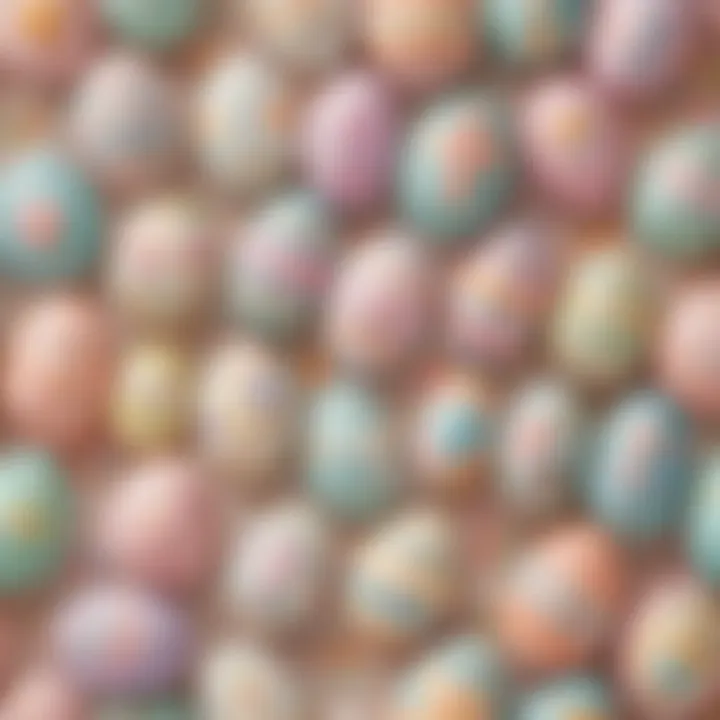 Easter Egg Cross Craft with Pastel Colors