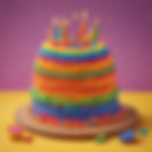 Colorful Play-Doh Cake Creation