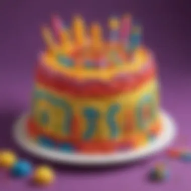 Intricate Play-Doh Cake Detailing