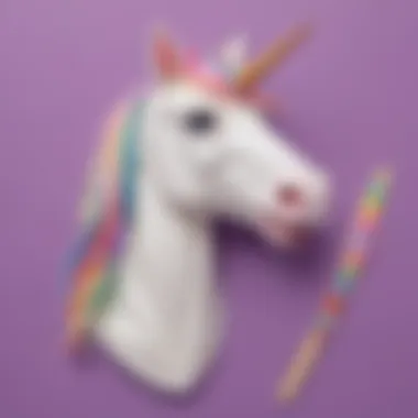 Magical Unicorn Tongue Depressor Craft