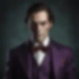 A vibrant costume inspired by classic horror literature.