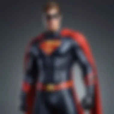 Modern Superhero Costume An eye-catching modern superhero costume.