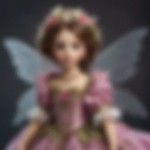 Beautiful doll dressed in a fairy costume