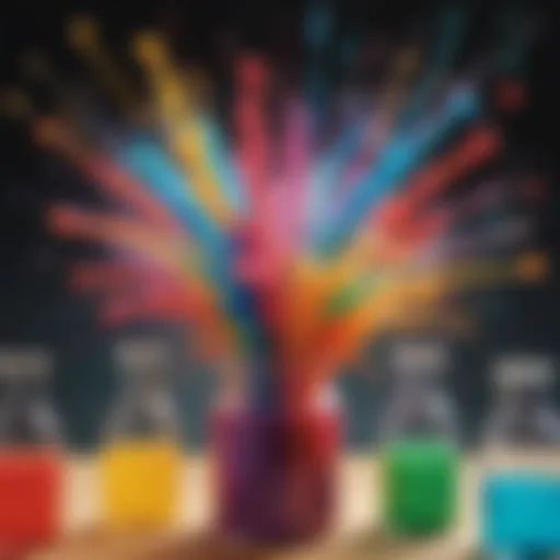 Colorful Chemical Reaction Experiment